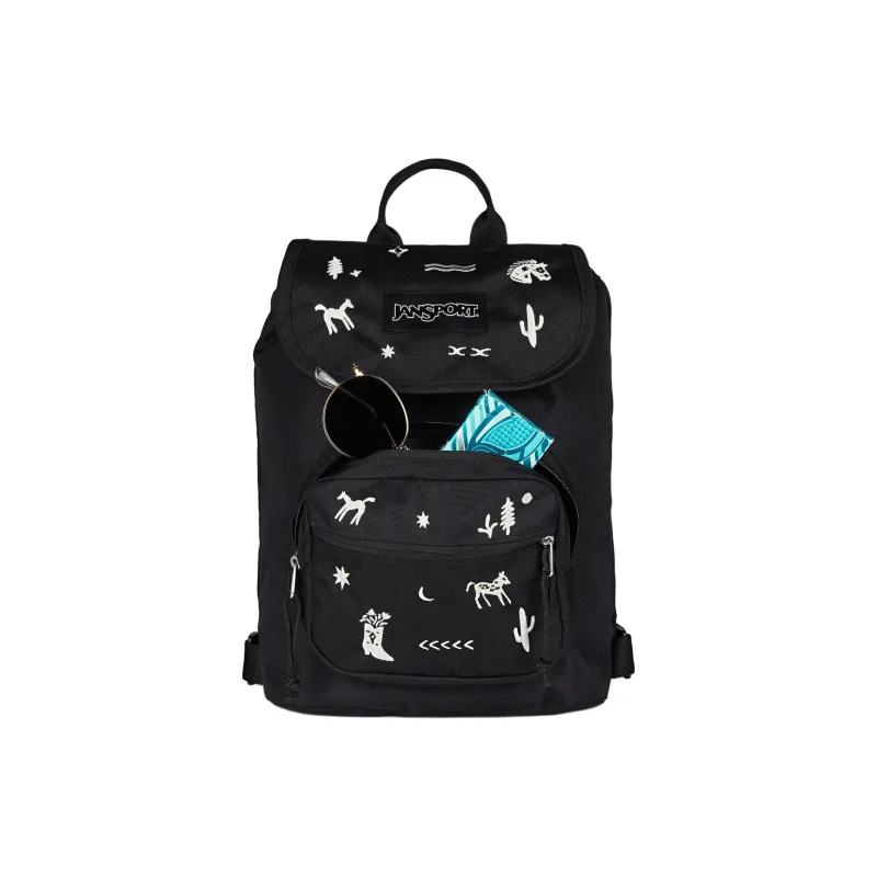 JanSport Polyester Backpack Mini Women's Black-4