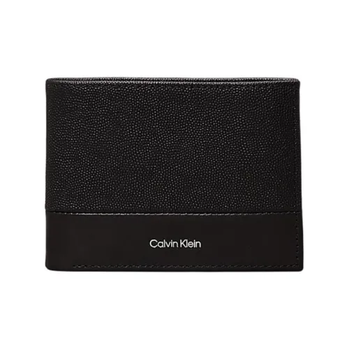 CALVIN KLEIN Leather Wallet Men's Black