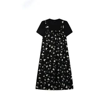 LUYOUYE Short Sleeved Dress Women's