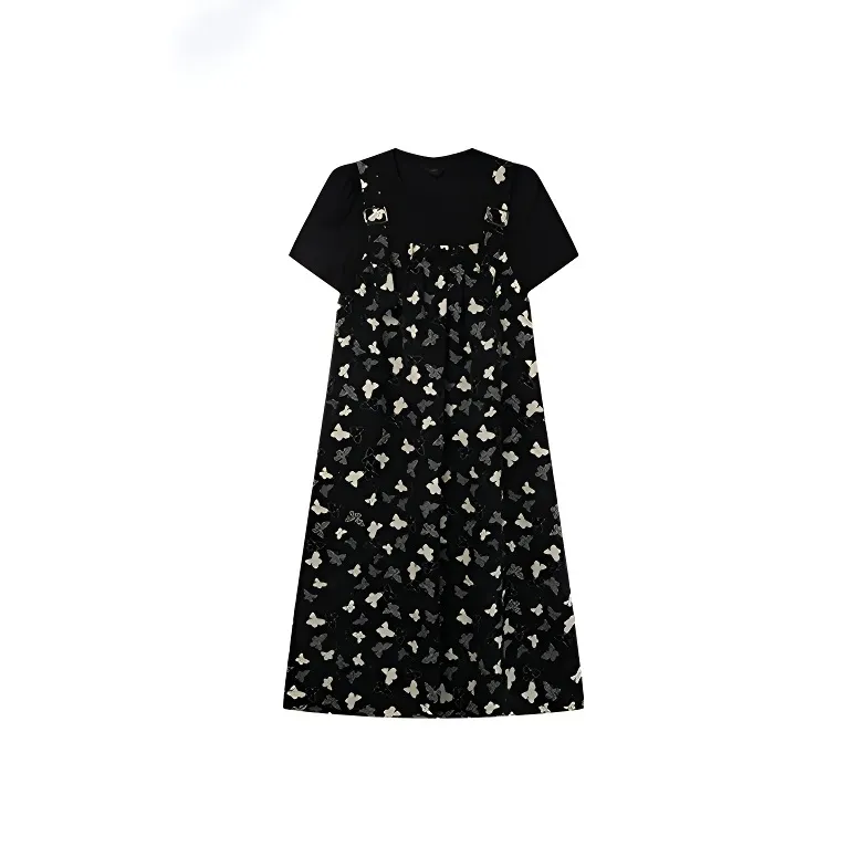 LUYOUYE Short Sleeved Dress Women's-0