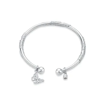 RURA 999 Fine Silver Sterling Silver Bracelets Women's Silver