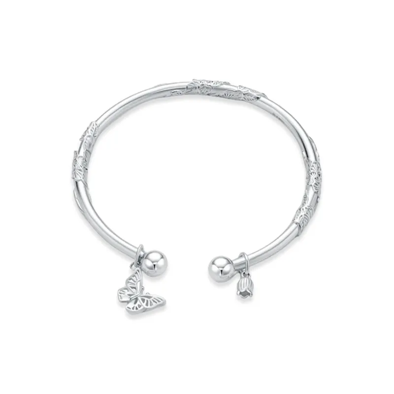RURA 999 Fine Silver Sterling Silver Bracelets Women's Silver-0