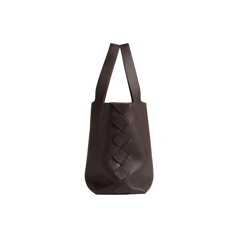 Bottega Veneta Diago Calfskin Tote Bag, Shopping Bag, Shoulder Bag, Crossbody Bag, Handbag Tubas Men's Dark Brown-1