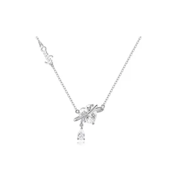 JKEM S999 Fine Silver Necklaces Women's