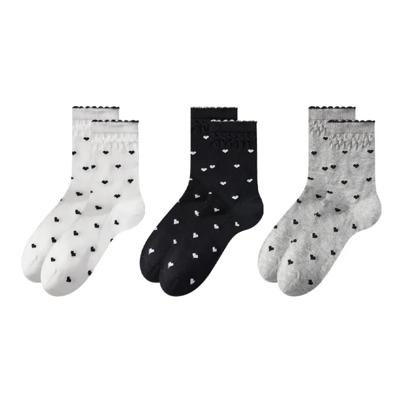 2323 Mid Calf Socks Women's 3 Pack-0