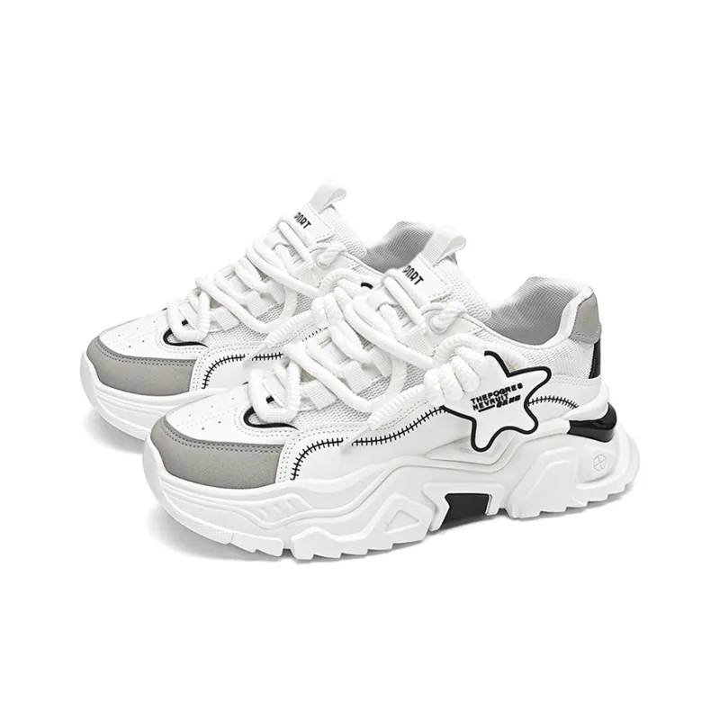 HACKBUTEER Low Top Chunky Sneakers Men's Box Included-3