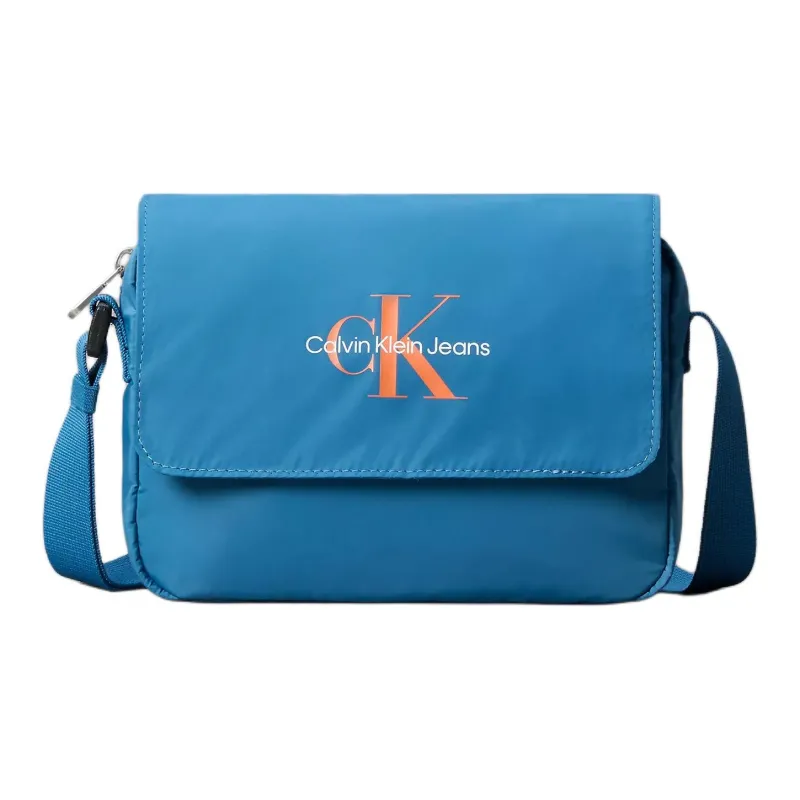 CALVIN KLEIN Polyester Shoulder Bag, Crossbody Bag Men's Bay Blue-0