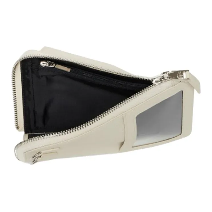 LACOSTE PU Cell Phone Pouch Women's White-3