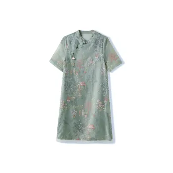 LUYOUYE Short Sleeved Dress Women's