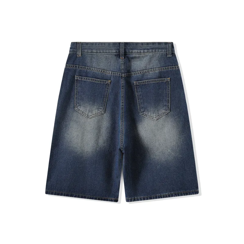 Michael Rock Denim Shorts Unisex-6