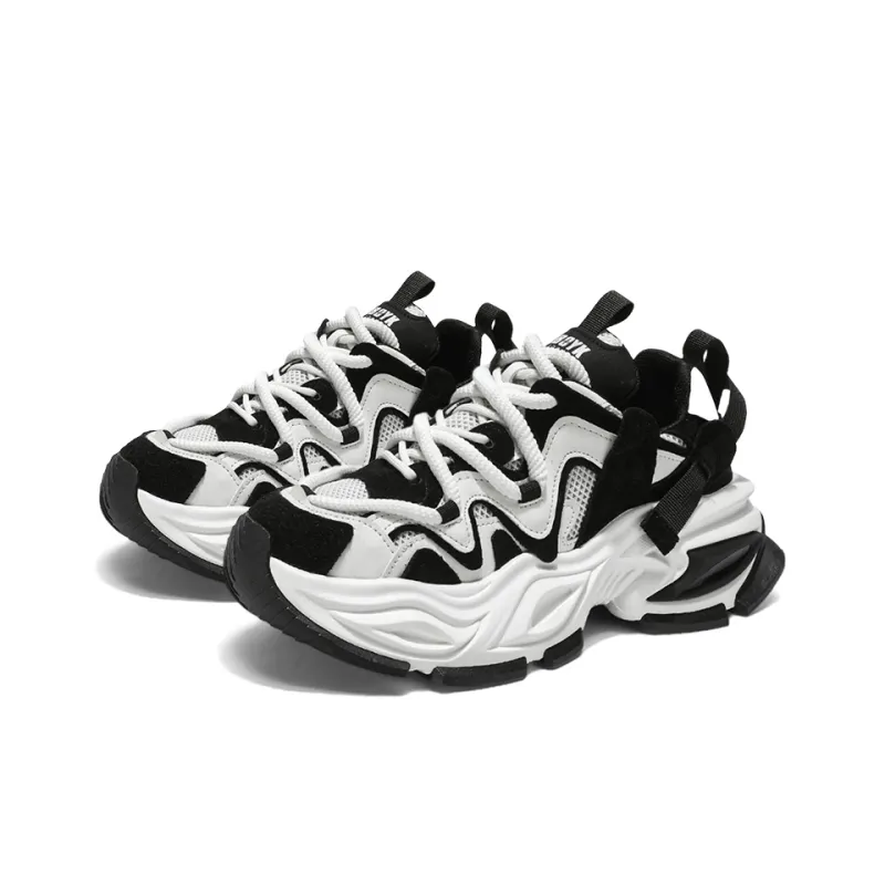 HACKBUTEER Low Top Chunky Sneakers Men's Box Included-8