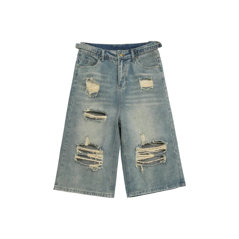 Lee Cooper Denim Shorts Unisex Washed Blue-0