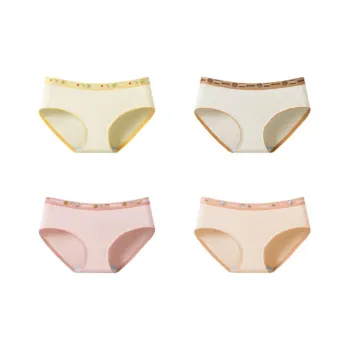 FENTENG x LINE FRIENDS Brown Bear Underpants Women's 4 Pack
