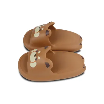SHIGUDE Sandal Slippers Unisex, Yellow Brown