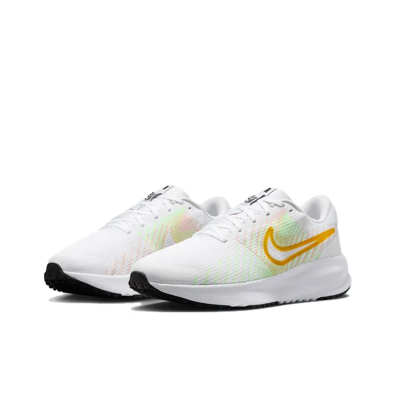 Nike RUN DEFY Anti Slip Wear Resistant Low Top Casual Running Shoes Men's White-2