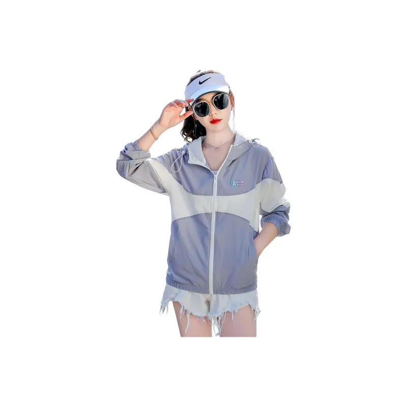 Flowers In Water Cropped Coat Women's-2