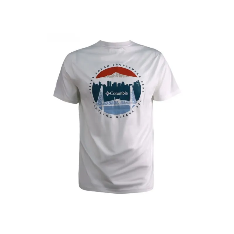 Columbia Sportswear SS25 T Shirt Men's White-1