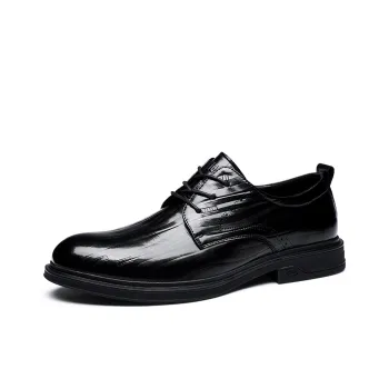 Tonlion Men's Casual Shoes Men Low Top Black/Brown
