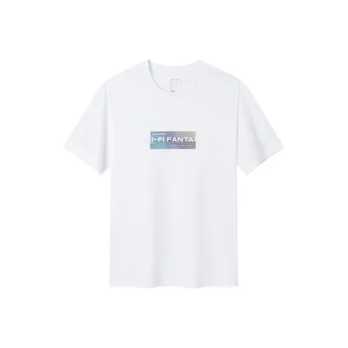 XTEP T Shirts Men Pearl White