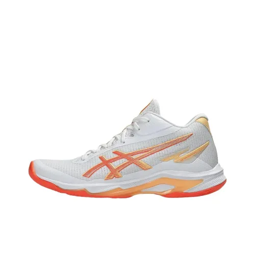 Asics Netburner Ballistic Ff Mt 4 White Vivid Coral Women's
