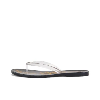 SAM EDELMAN Abrasion Resistant Flip Flops Women's Transparent