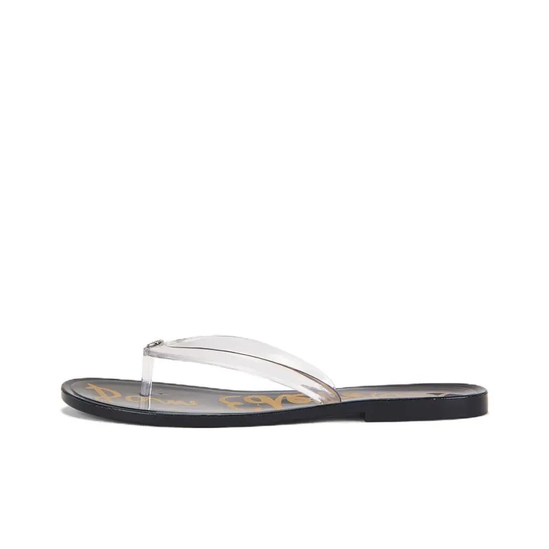 SAM EDELMAN Abrasion Resistant Flip Flops Women's Transparent-0