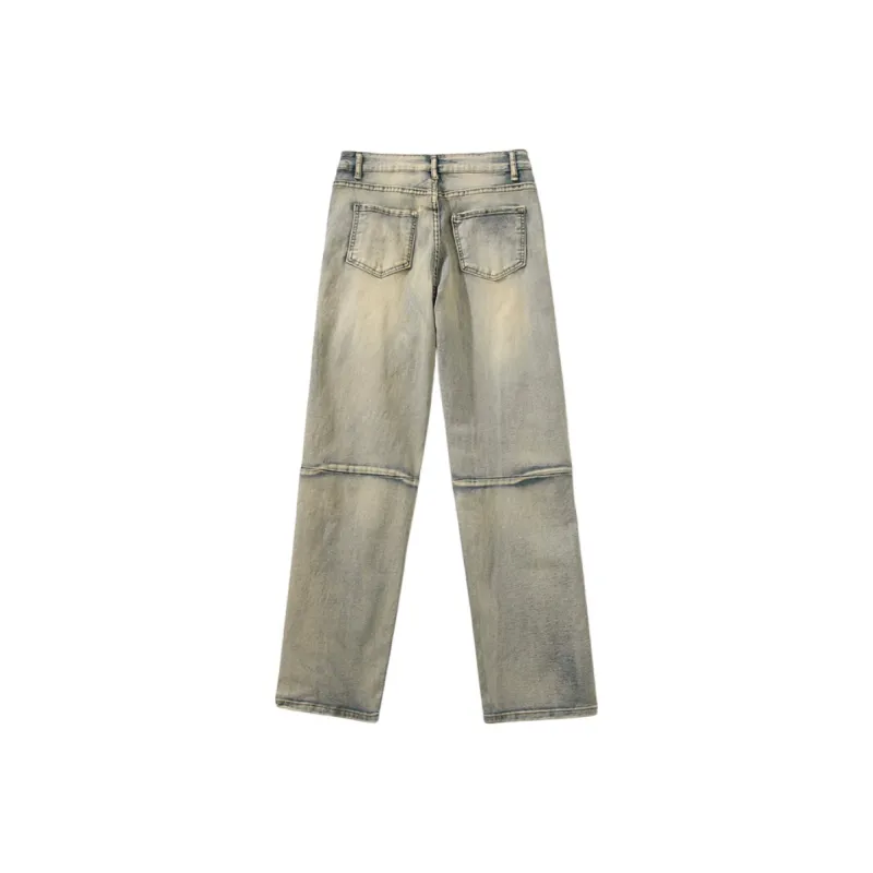 FORCEPULR Jeans Unisex Yellow Mud-1
