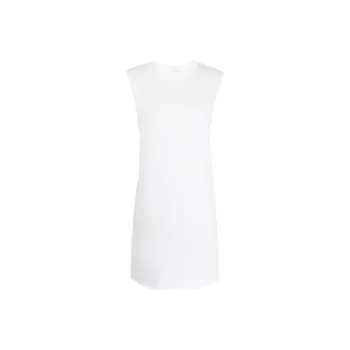 SAINT LAURENT Sleeveless Dress Women's White