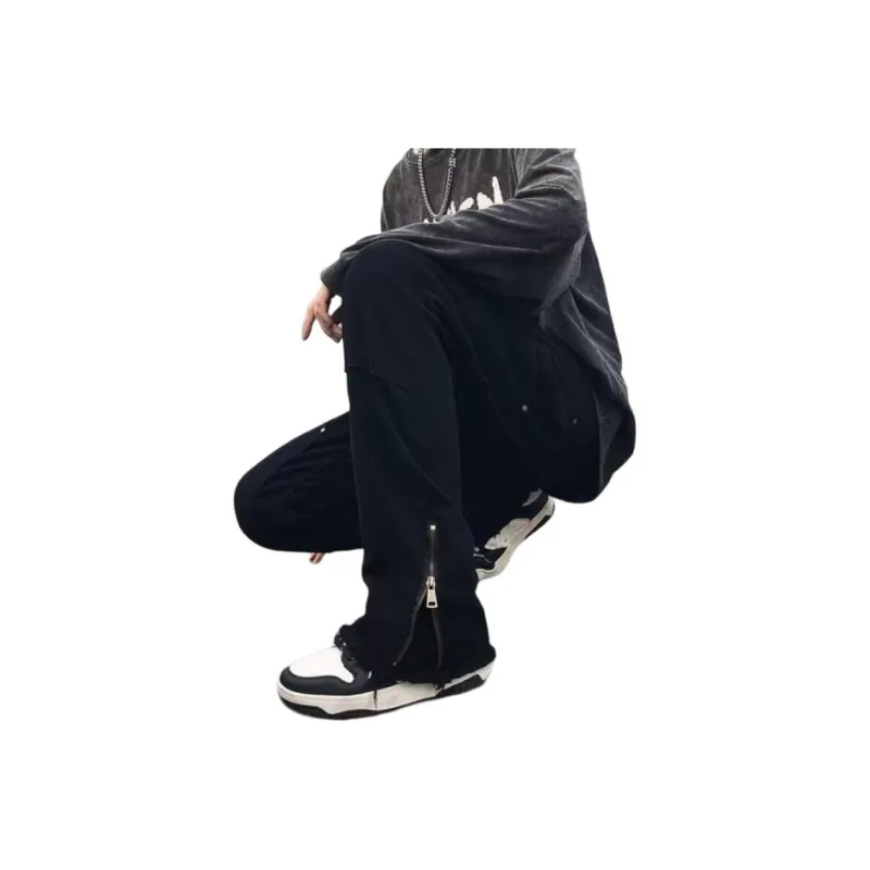 IJRJ Jeans Unisex Black-4