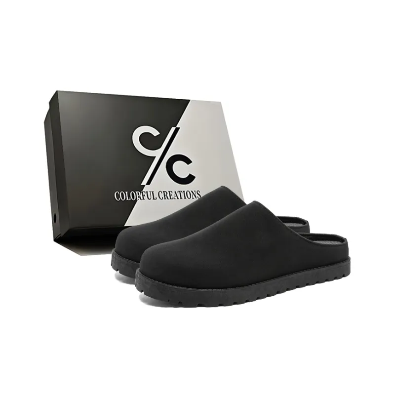 Colorful Creations EVA Stitching Quiet Odor Resistant Antibacterial Closed Toe Slippers Men's-10