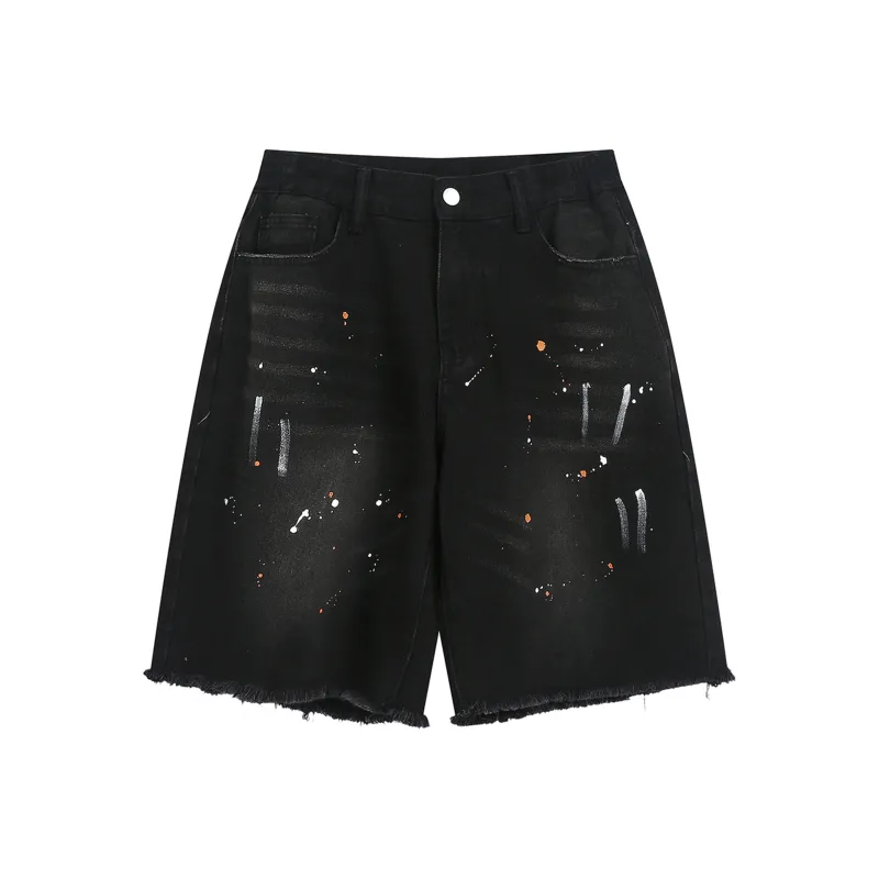 A02 Denim Shorts Unisex-0