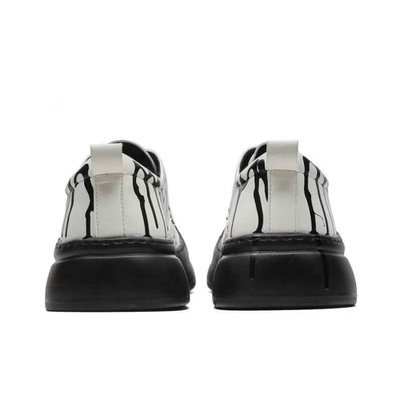 APRHE Slip Resistant, Abrasion Resistant, Lightweight, Height Increasing Low Top Skateboard Shoes Unisex-3