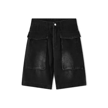 Michael Rock Denim Shorts Unisex