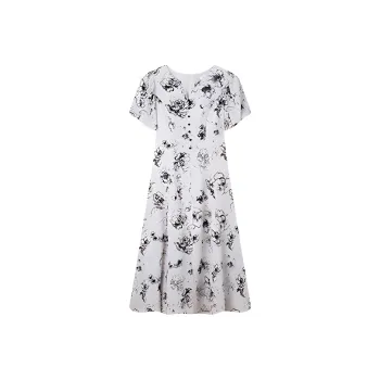 LUYOUYE Short Sleeved Dress Women's