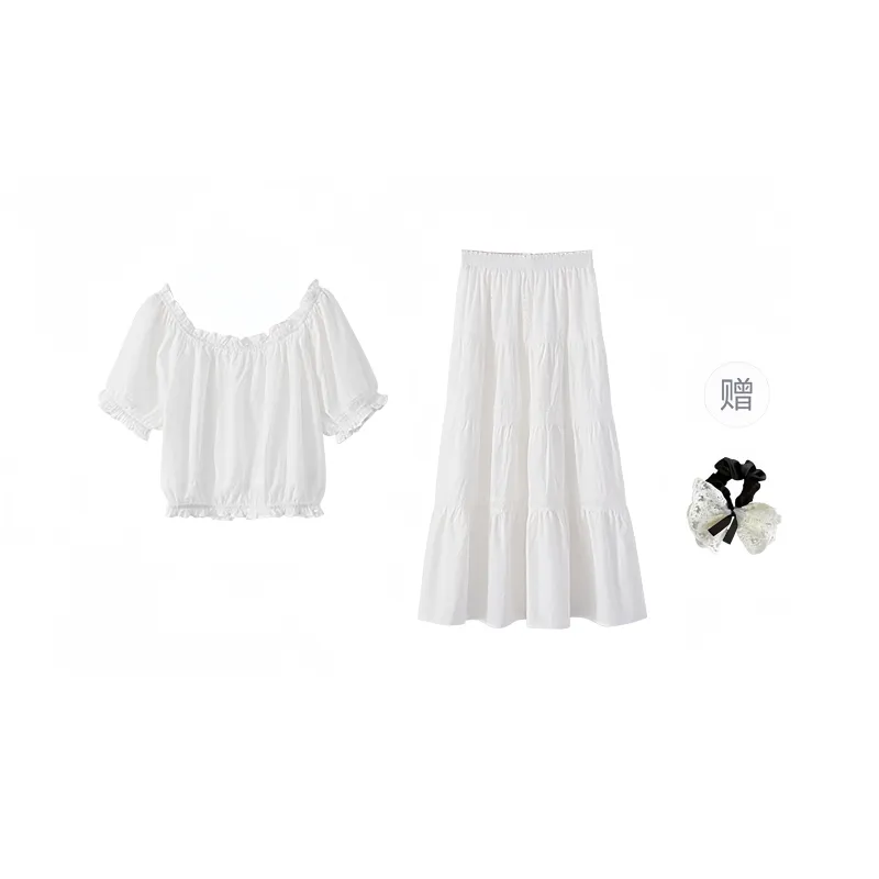 PAVEA Two Piece Skirt Sets Women's-1