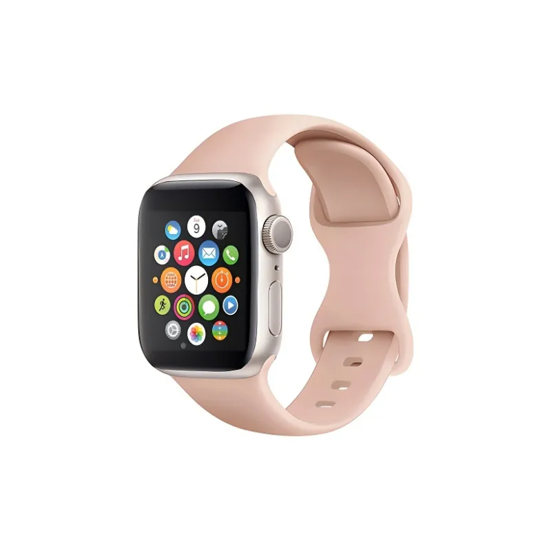 DiaYzlo Compatibility IwatchS10/S9/S8/S7/ultra/SE Apple Compatibility Watch Band Silicone Material-6