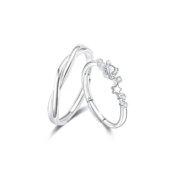 SEEPD Colored Glaze Zircon Ring Unisex