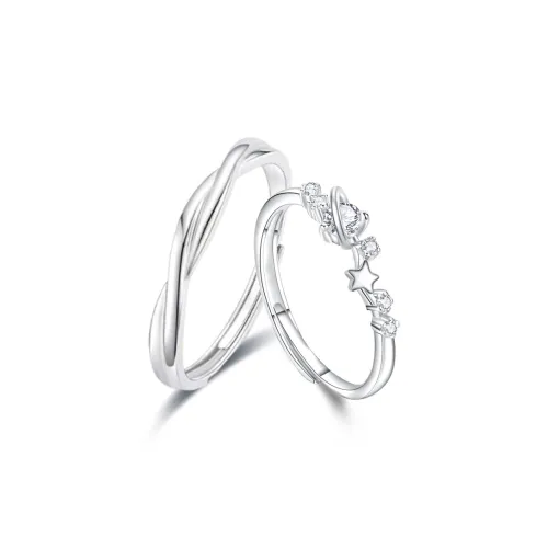 SEEPD Colored Glaze Zircon Ring Unisex