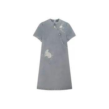 LUYOUYE Short Sleeved Dress Women's
