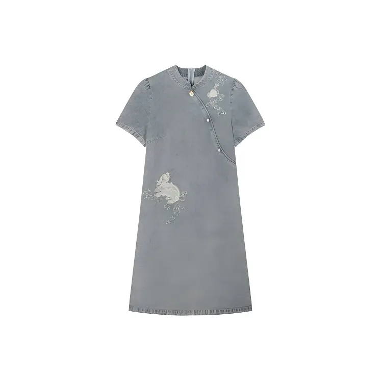 LUYOUYE Short Sleeved Dress Women's-0