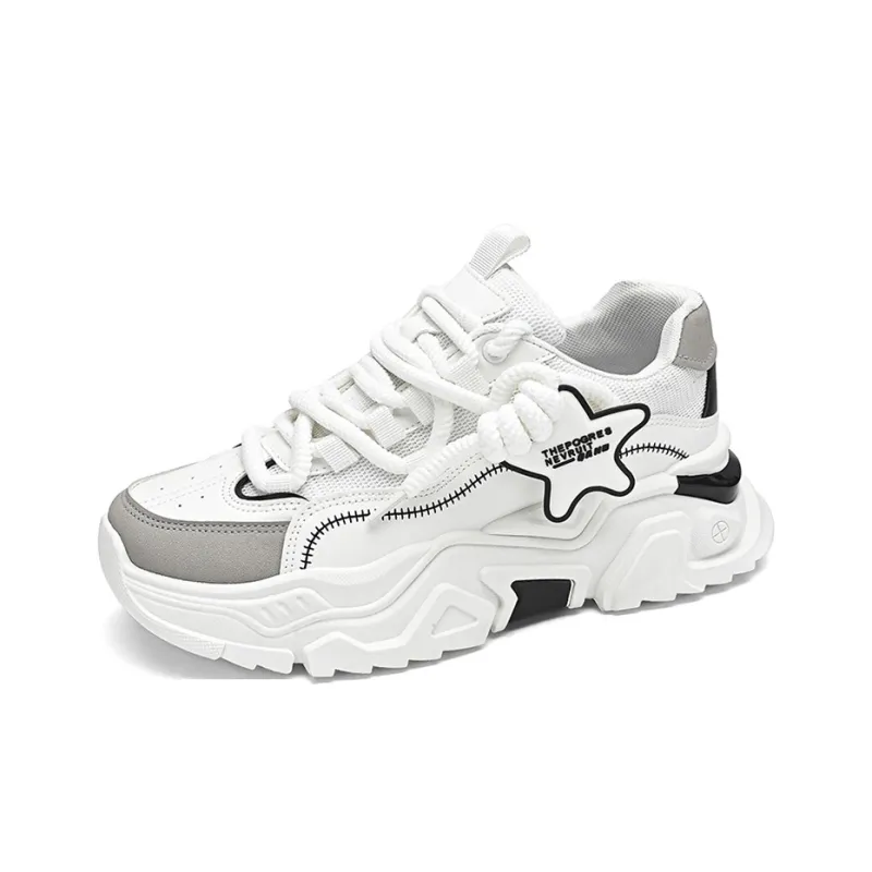 ROBINHOOD Cushioning, Slip Resistant, Abrasion Resistant, Coverage, Support Low Top Chunky Sneakers Men's-2