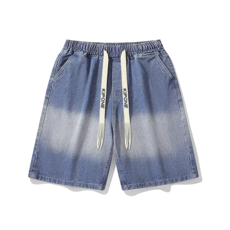 KIPONE Denim Shorts Unisex-5