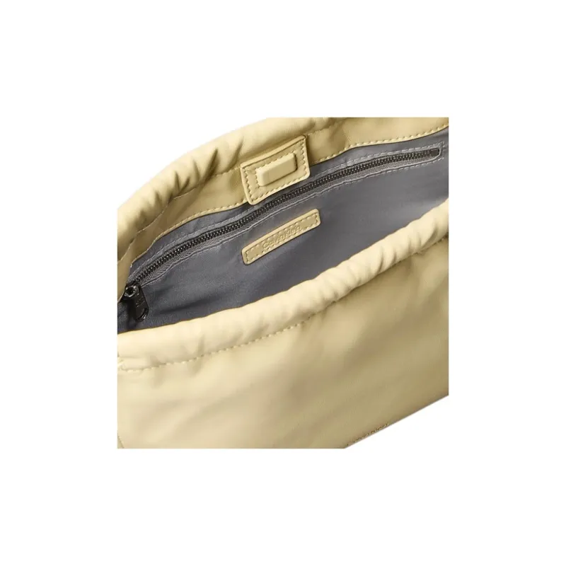 CALVIN KLEIN PU Bucket Bag, Shoulder Bag Women's Beige-2