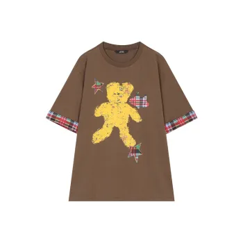 ELF SACK T Shirts Women's Bear Coffee
