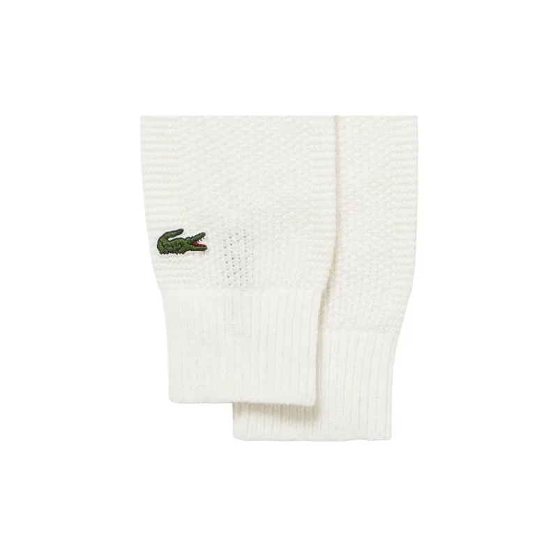 LACOSTE Arm Guards Compression White Polyester, Cotton Unisex-1