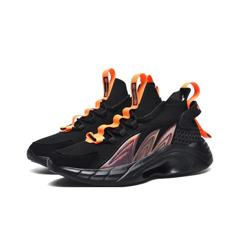 LONGDUIZHANG Cushioning, Slip Resistant, Abrasion Resistant Support Low Top Running Shoes Men's-8