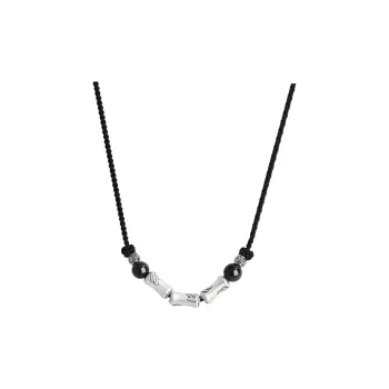 CHINA GOLD S999 Fine Silver Sterling Silver Necklaces Unisex
