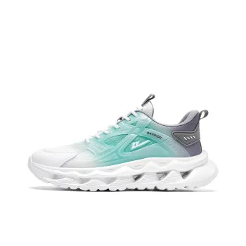 Warrior Low Top Casual Shoes Men's White Green Gray