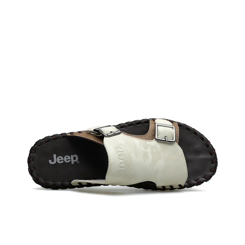 Jeep Rubber Sole Slip Resistant Slide Slippers Men's-15