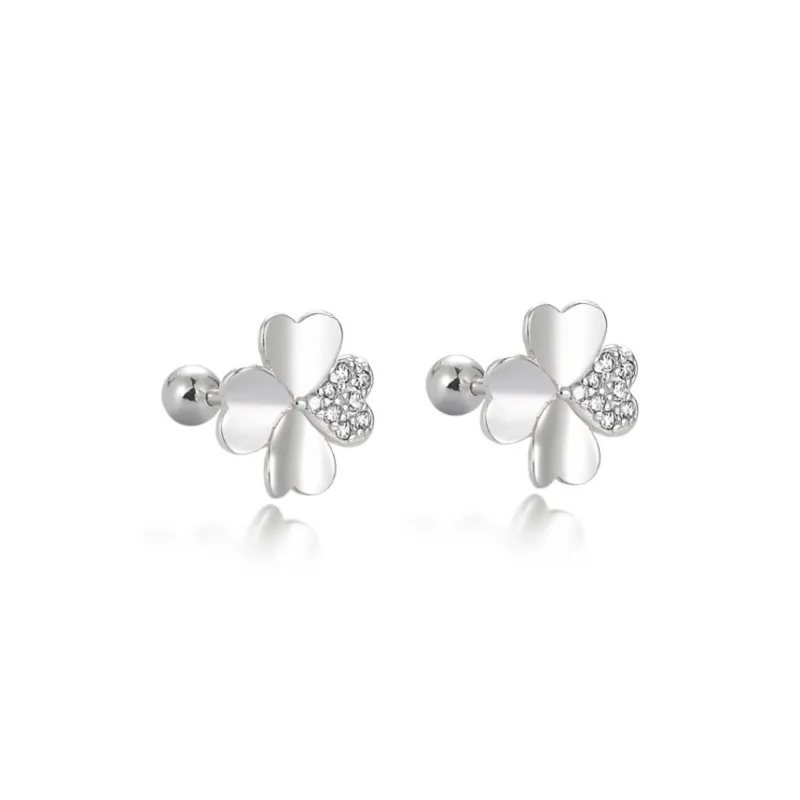 VASO S999 Fine Silver Stud Earrings Women's-0